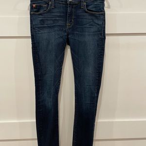 Hudson dark wash skinny jeans